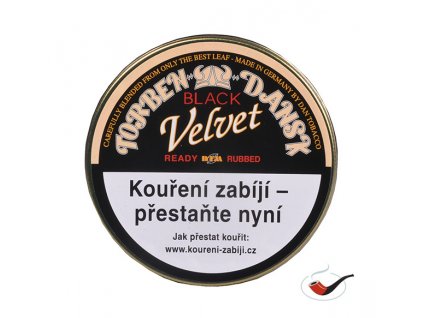 43575 dymkovy tabak torben dansk black velvet 50