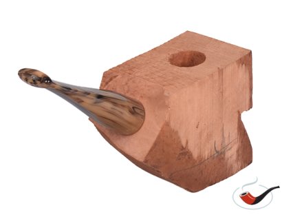 Přířez na výrobu dýmky s náustkem color akryl bent 01