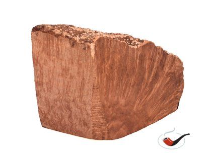Briárový přířez na výrobu dýmky Extra Extra Plato Large 15