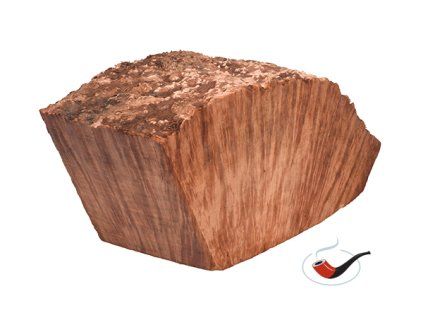 Briárový přířez na výrobu dýmky Extra Extra Plato Medium 15