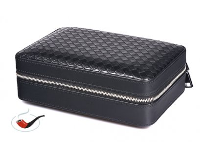 46284 travel humidor passatore na 4 doutniky a prislusenstvi cerny