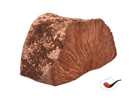 Briárový přířez na výrobu dýmky Extra Extra Plato Medium 22