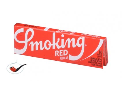 Papírky Smoking No.8 Red Regular/60