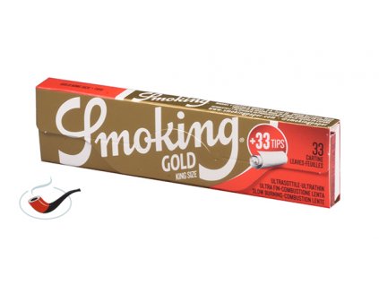 Papírky Smoking KS Slim Gold + filtry/33