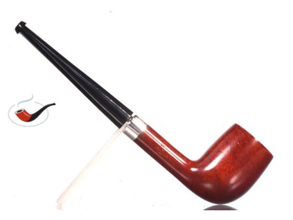 49043 dymka peterson junior terracotta smooth straight billiard fishtail