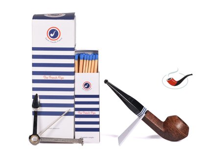 Dýmka Chacom The French No.8 smooth + tool