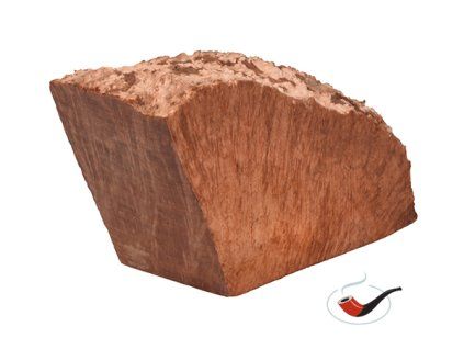 Briárový přířez na výrobu dýmky Extra Extra Plato Medium 25