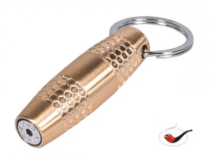 51038 1 vystipovac doutniku xikar 10mm cigar punch cutter gold 010gd