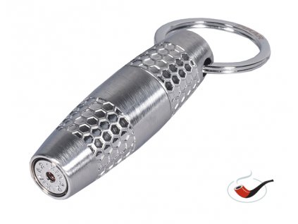 51041 1 vystipovac doutniku xikar 10mm cigar punch cutter silver 010sl