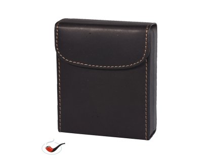 52072 2 kozene pouzdro na 10 doutnicku cigarillo h r hnede