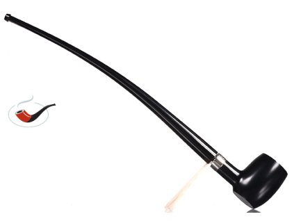 Dýmka Peterson Churchwarden Barrel Ebony