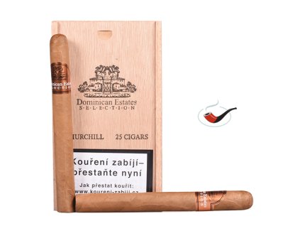 Doutníky Dominican Estates Selection Churchill/25