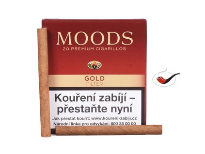 Doutníčky Dannemann Moods Gold Filter/20