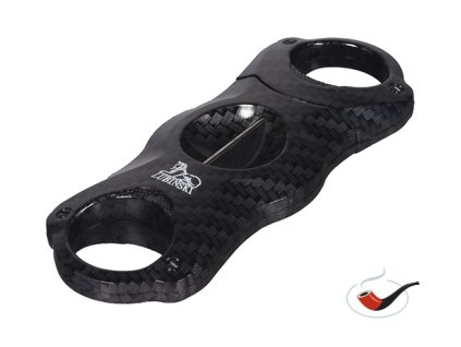 Doutníkový ořezávač V Lubinski ABS carbon FV383