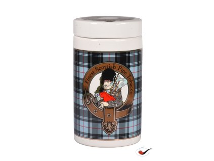 Dóza na tabák Lubinsky DST01 Scottish Tartan keramika