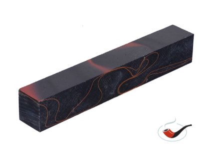 Akrylová tyč malá TW Grey-Black-orange 406