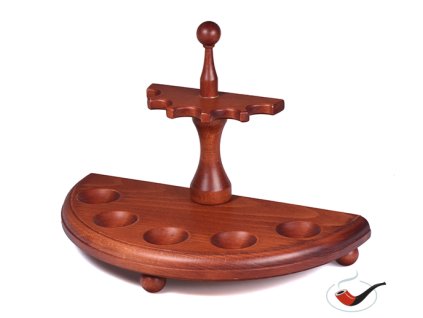 Stojánek na 5 dýmek půlkruh hnědý