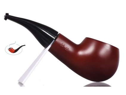 Dýmka BPK 6715 HR Tmavě hnědá