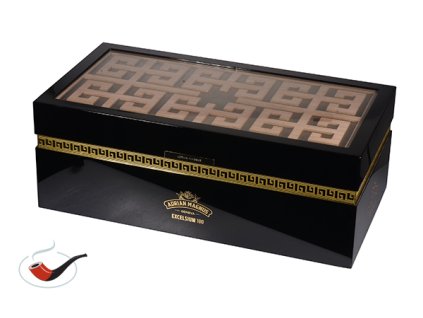 Doutníkový Humidor Adrian Magnus Excelsium 100 Black/Black