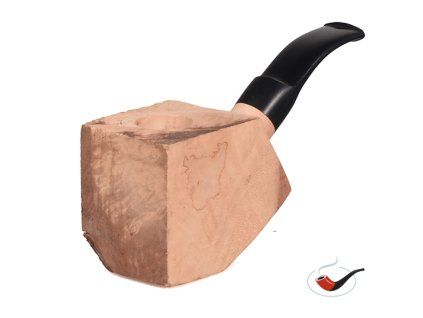 Přířez na výrobu dýmky s náustkem bent ebonit 11