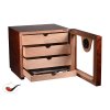 Doutníkový Humidor Cabinet hnědý malý 60D