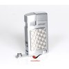 13598 1 doutnikovy zapalovac xikar 524slh forte soft flame lighter silver houndstooth