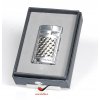 13598 2 doutnikovy zapalovac xikar 524slh forte soft flame lighter silver houndstooth
