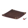 40853 2 podlozka na pripravu tabaku s okrajem kuze tmave hneda