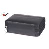 49395 2 travel humidor na 6 doutniku a prislusenstvi se zapalovacem kozeny cerny