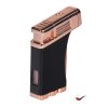 53626 2 doutnikovy zapalovac palio scorpius single jet black rose gold cl 1000bkrs