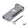 Dýmkový zapalovač WE metal piezo Grey 17000