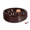 Dýmkový popelník pro 3 dýmky Lubinski ceramic brown E103M