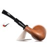 Dýmka White Pipes Wooden Calabash Meerschaum No.3 - 03