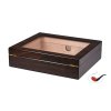 Doutníkový Humidor Passatore walnut glass window/20