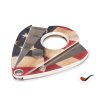 Ořezávač na doutníky XIKAR Xi2 white American flag 201USA