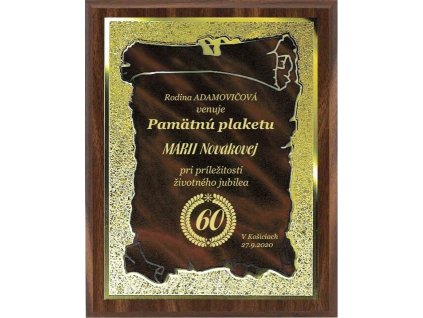 1255 1 drevena plaketa hg5324