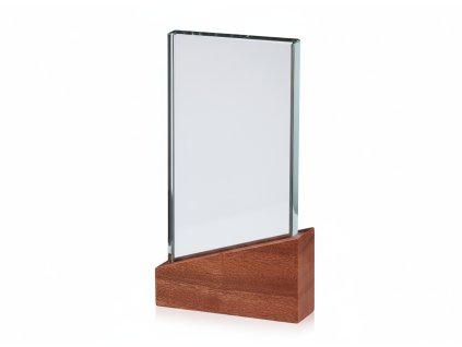 7416 plaketa drevo sklo 7033