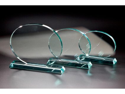 plaketa sklo 6631 + krabička (Varianta sklo 66313, h 150mm)