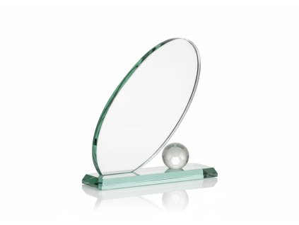 plaketa sklo 67055 fotbal + krabička (Varianta sklo 67055 futbal + krabička,, 200mm)