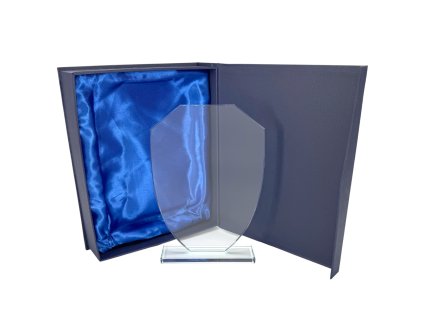 plaketa sklo 820 + krabička (Varianta 8201, h 170mm)