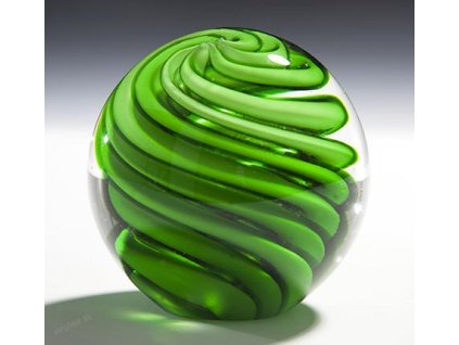 sklo zelená guľa 67361 (Varianta sklo zelená guľa 67361, 70mm)