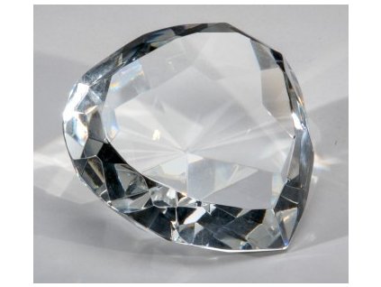 sklo - srdce 68147 ťažitko + krabička (Varianta sklo - srdce 68147 ťažitko + krabička, d 80mm)