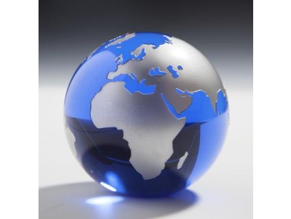 sklo zemeguľa 67360 (Varianta sklo zemeguľa 67360 + krabička, 80mm)