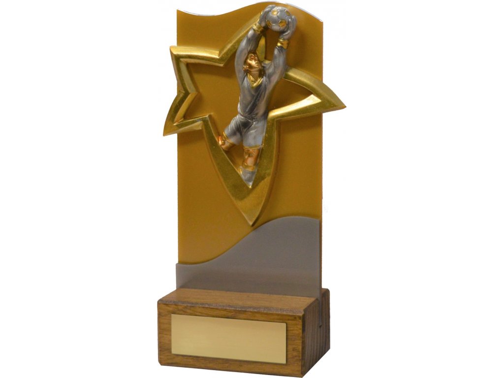 trofej PDJ22 futbal - brankár (Varianta trofej PDJ22 futbal - brankár, h 21cm)