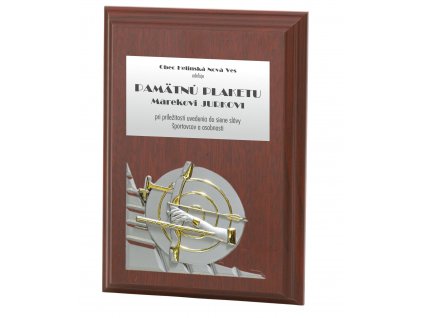 plaketa s 3D motívom 12201 lukostreľba (Varianta plaketa s 3D motívom 12201 lukostreľba, 105x150mm)