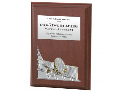 plaketa s 3D motívom 12220 tenis (Varianta plaketa s 3D motívom 12220 tenis, 105x150mm)