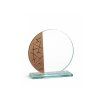 NEW W65 GSB plaketa sklo trofej bronzova