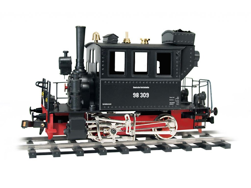 Kleine Spur 0-Spielanlage 285_leichte-tenderlokomotive--glaskasten--der-dr