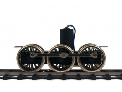 DRIVING UNIT WITH HIGH FLANGED WHEELS, AXLES DISTANCE 42+42 MM