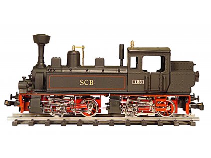 0-4-4-0 MALLET TYPE STEAM LOCOMOTIVE, SWISS CENTRAL RAILWAY SCB